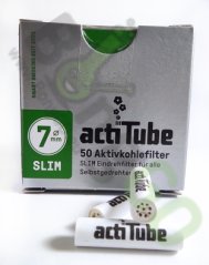 Actitube Slim 7 mm filtry s aktivním uhlím 50 ks