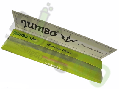 Papieriky zelené Jumbo Green King Size Slim