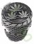 Metal grinder 4parts with leaf