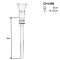 Sklenený chillum 14,5mm, 9cm