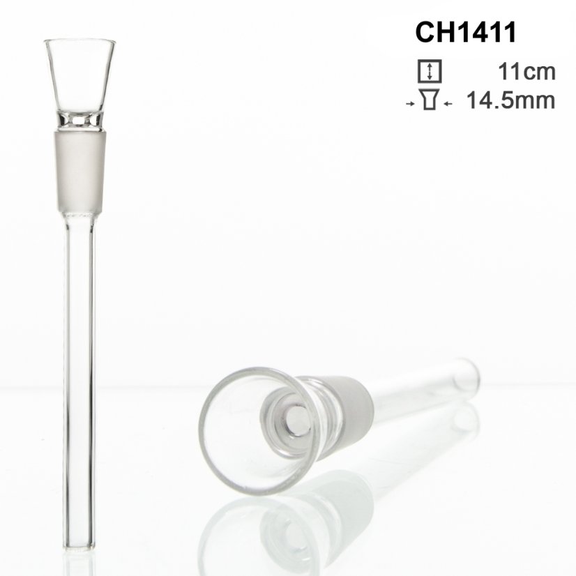 Sklenený chillum 14,5 mm, 11 cm