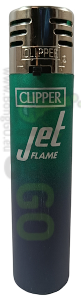 Lighter Clipper Jet Flame Metallic Gradient 2