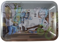 Plechová tácka Rick a Morty Homer S