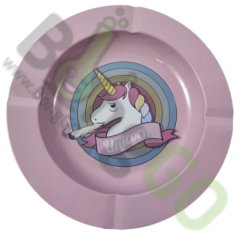 Tin ashtray Unicorn