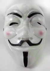 Anonymous пластиковая маска, светящаяся