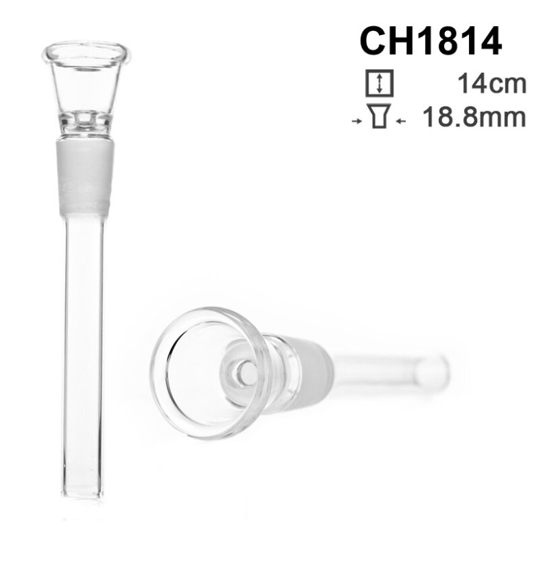 Skleněný chillum 18,8mm, 14cm
