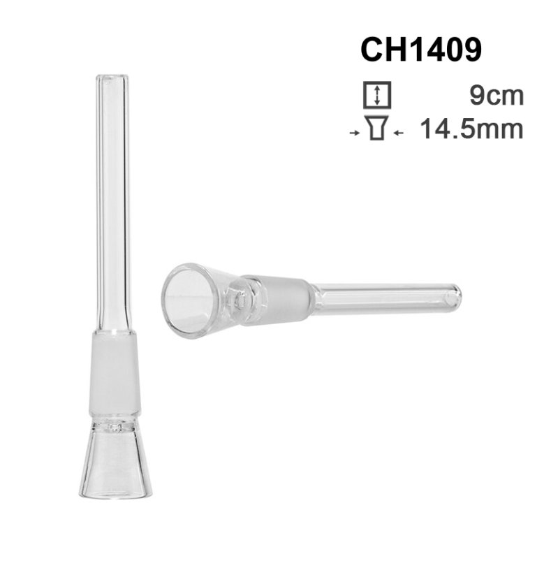 Skleněný chillum 14,5mm, 9cm