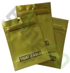 Wasserdichte und geruchsresistente Tasche TightPac Golden Bag 10x9cm
