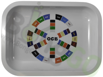 Plechová tácka OCB s vrchnákom, S
