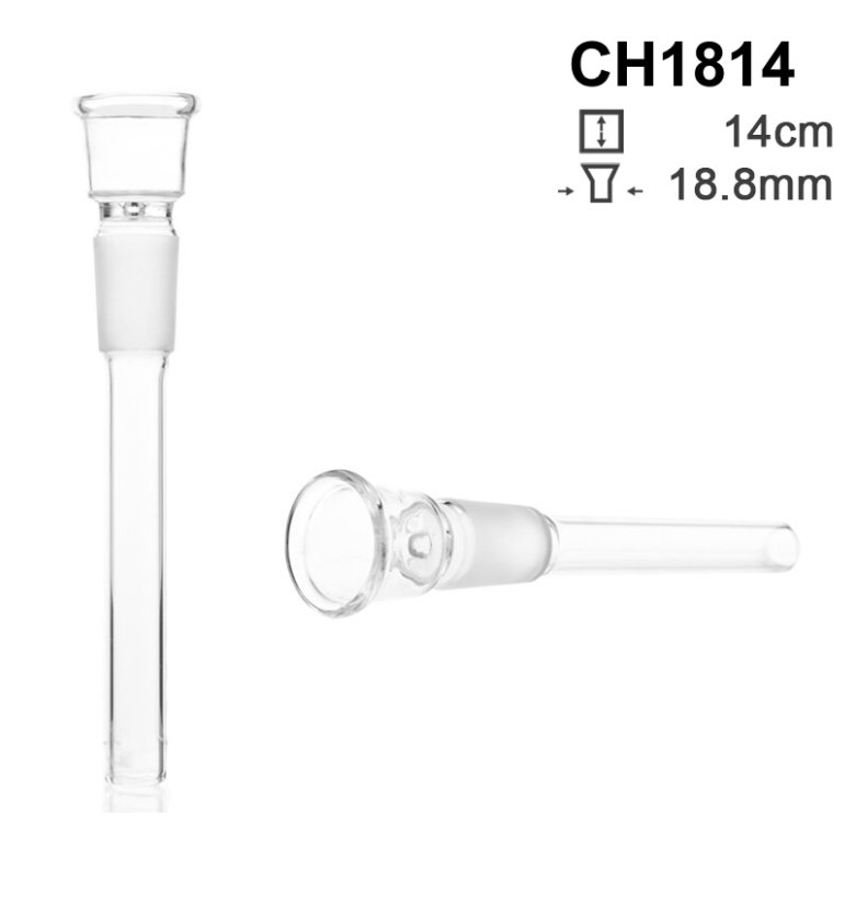 Skleněný chillum 18,8mm, 14cm