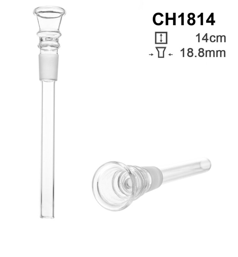 Skleněný chillum 18,8mm, 14cm