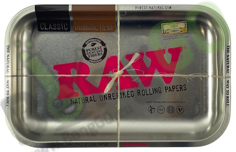 Plechová tácka RAW Silver, M