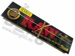 RAW Black Connoisseur King Size Slim papírky + filtry