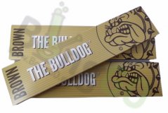 The Bulldog papírky Brown King Size Slim