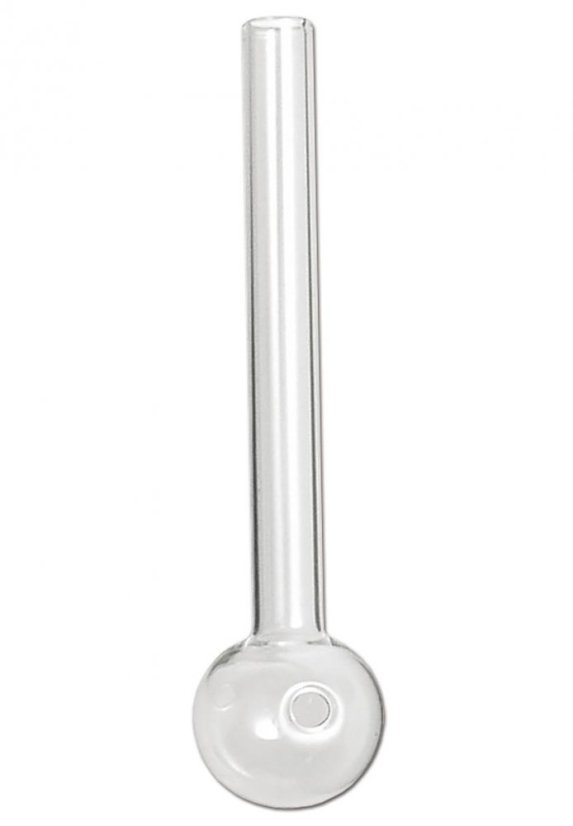 Glass oil pipe