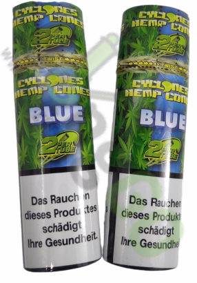 Cyclones Cone Blunt Hemp Blue