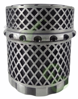 Metal grinder 4parts with leaf