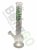 Glass bong with green plant