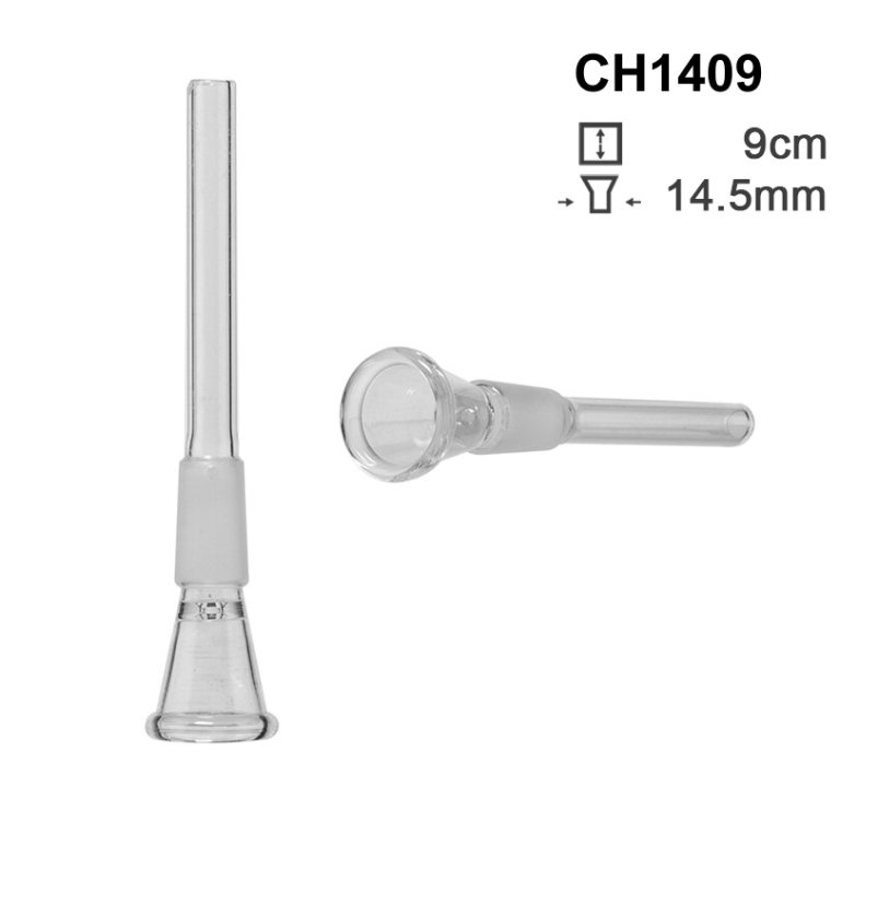 Skleněný chillum 14,5mm, 9cm