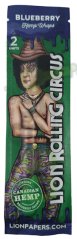Lion Rolling Circus Hemp Wrap Blueberry