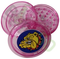Acrylic grinder The Bulldog pink