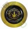 Tin ashtray Cannabis gold