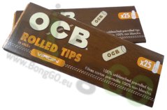 OCB Virgin rolled tips in sticks