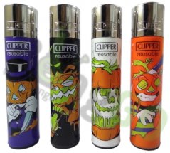 Зажигалка Clipper Terror Pumpkins