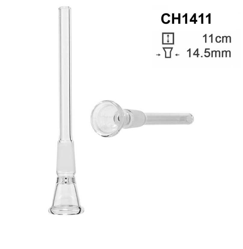 Sklenený chillum 14,5 mm, 11 cm