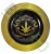 Tin ashtray Cannabis gold