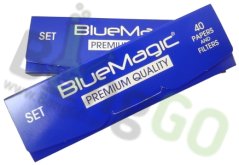 Papieriky Blue Magic King Size Slim+filtre
