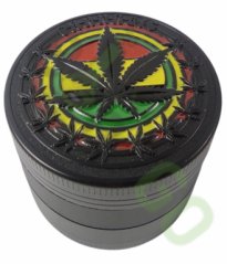 Kovová drtička Black Cannabis