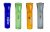 Glass tips Atomic colorful