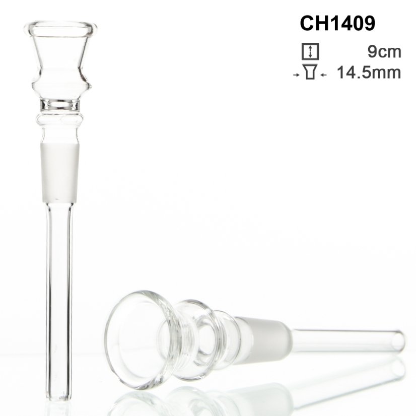 Skleněný chillum 14,5mm, 9cm