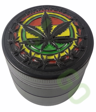 Kovová drvička Black Cannabis