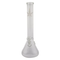 Glass bong with Leaf